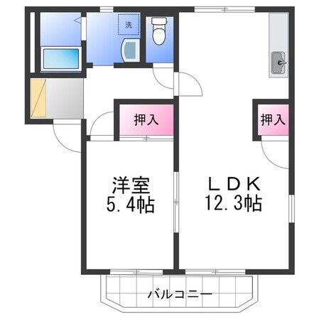 久米田駅 徒歩5分 1階の物件間取画像